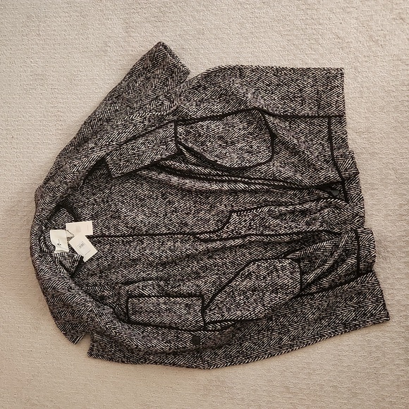 "7 for all man kind" - Mens black and white Topcoat - Picture 4 of 4